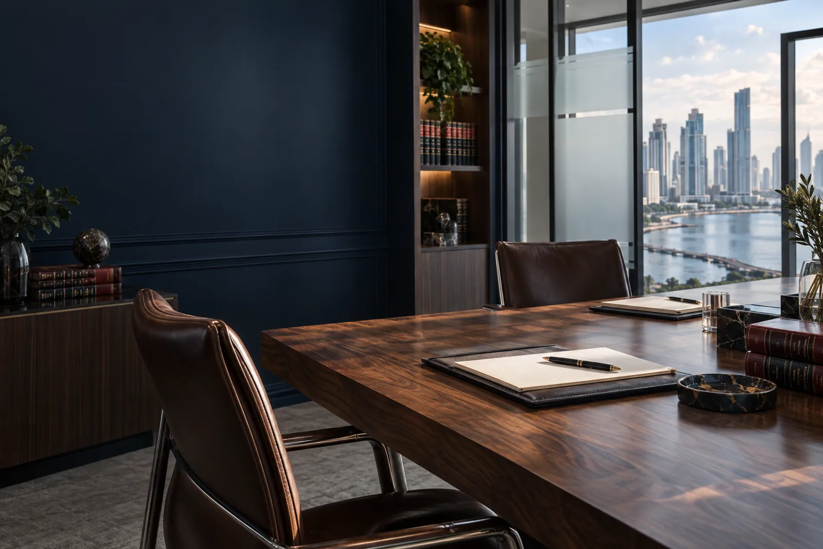 Sala de reuniones de un despacho profesional en Ciudad de Panamá
